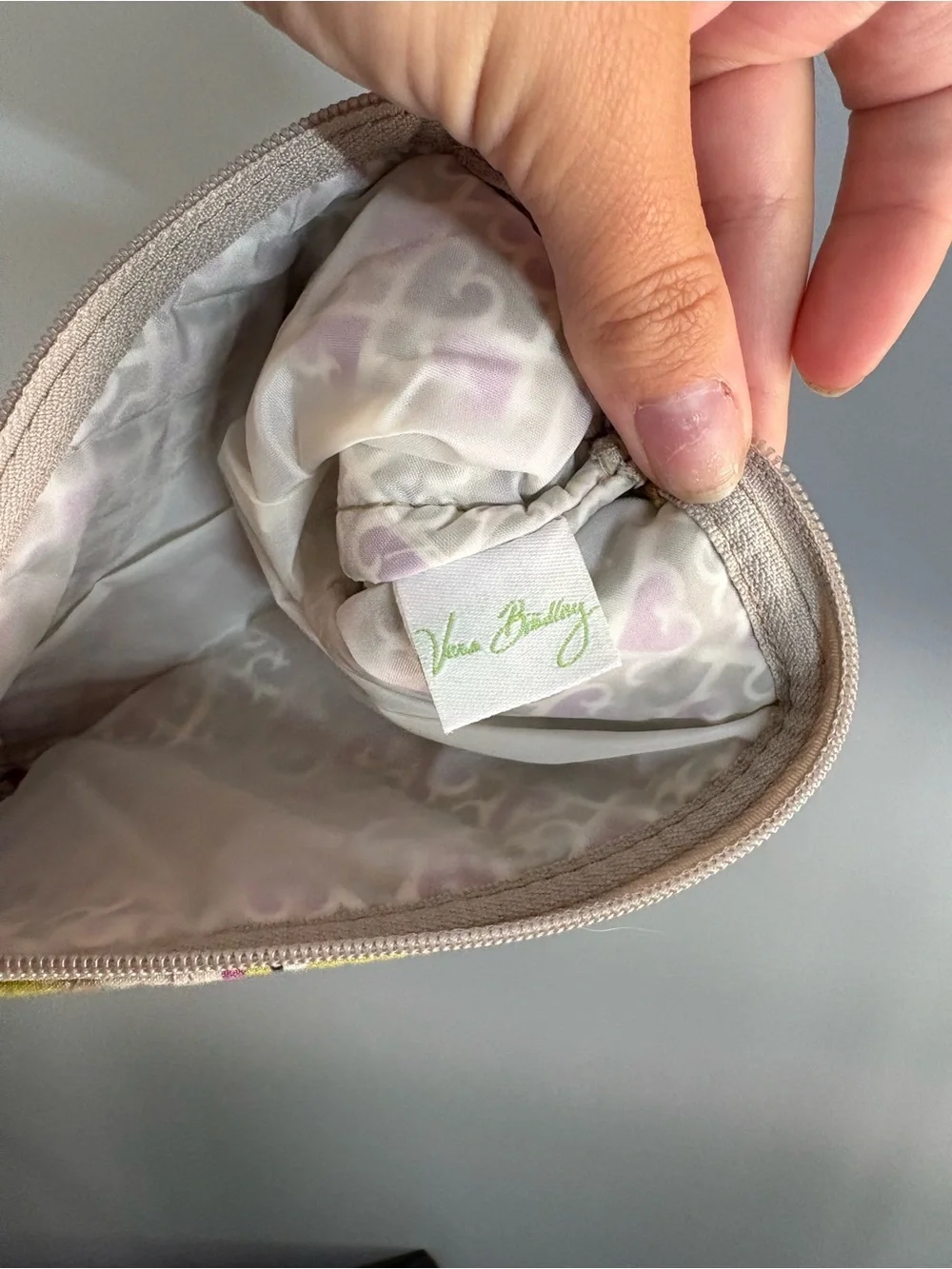 Vera Bradley Y2K pencil/cosmetic case in Retired Portobello Road pattern